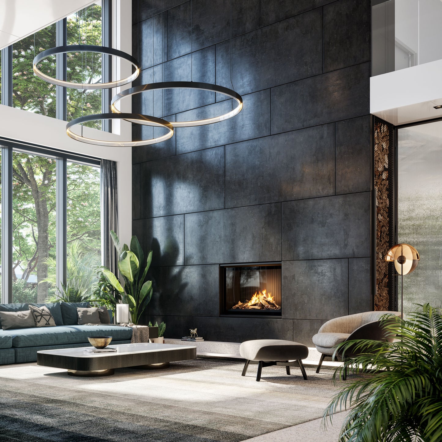 Real Flame Vektor 1100 Gas Fireplace
