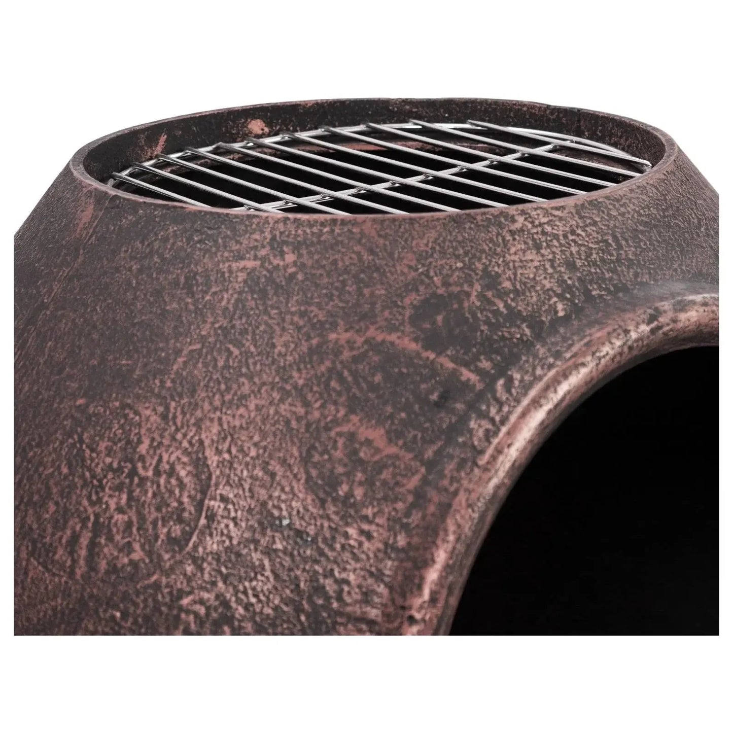 Argon Cast Iron Chiminea - Antique Copper
