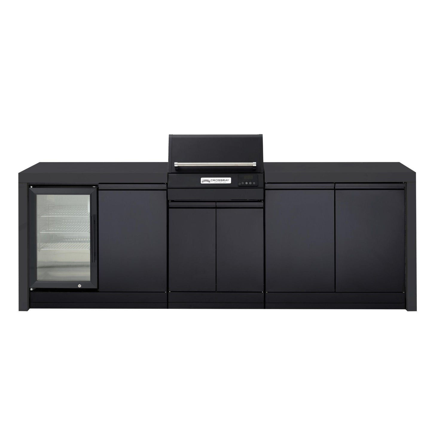 Crossray eXtreme Electric Outdoor Kitchen Black Bench