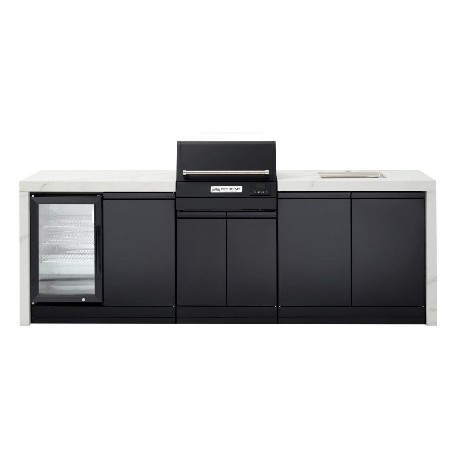 Crossray eXtreme Electric Outdoor Kitchen White Bench