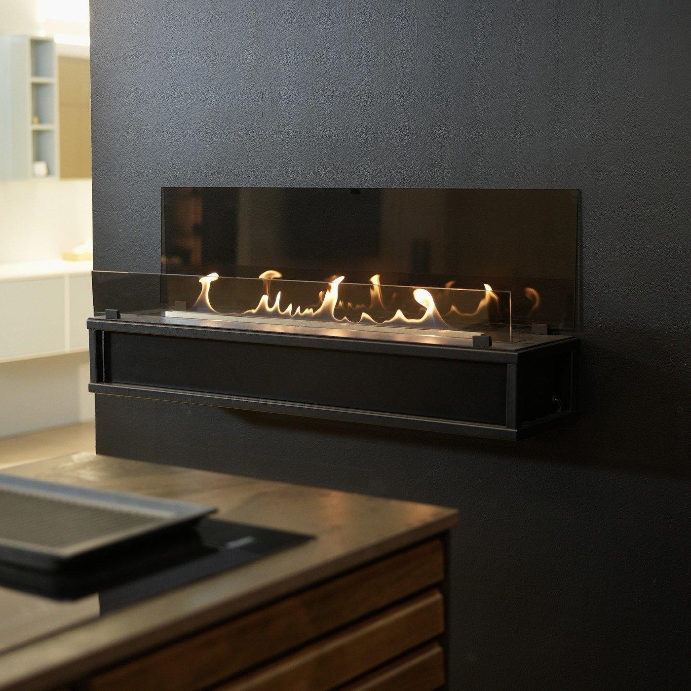Decoflame Net Zero Torino F6 Automatic Wall Mounted Ethanol Fireplace