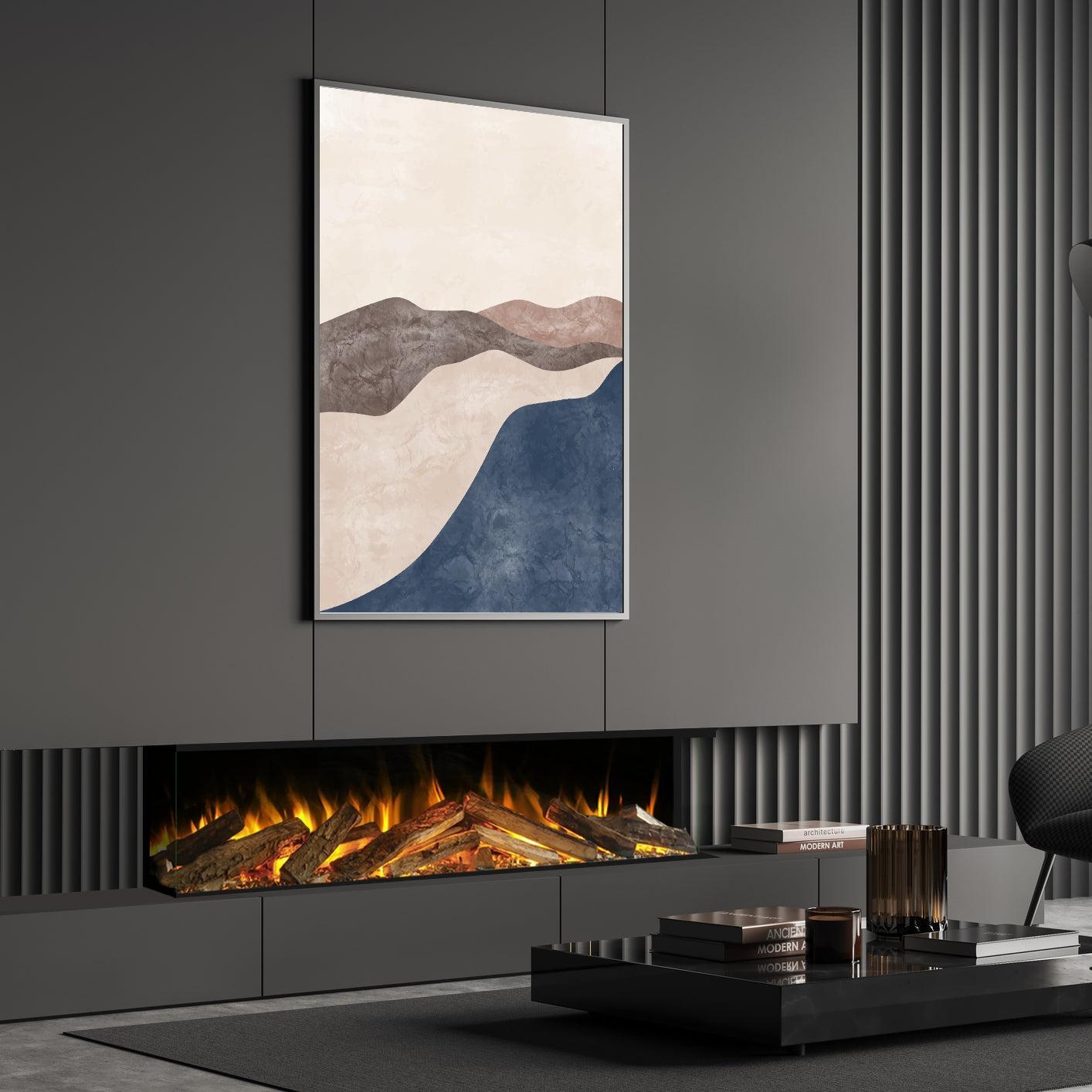 Evonic 1500 Volante Black Edition Electric Fireplace