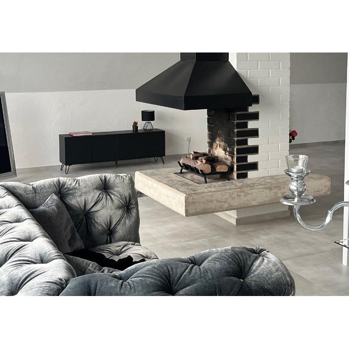 Scandi Freestanding Ethanol Fire Grate Insert