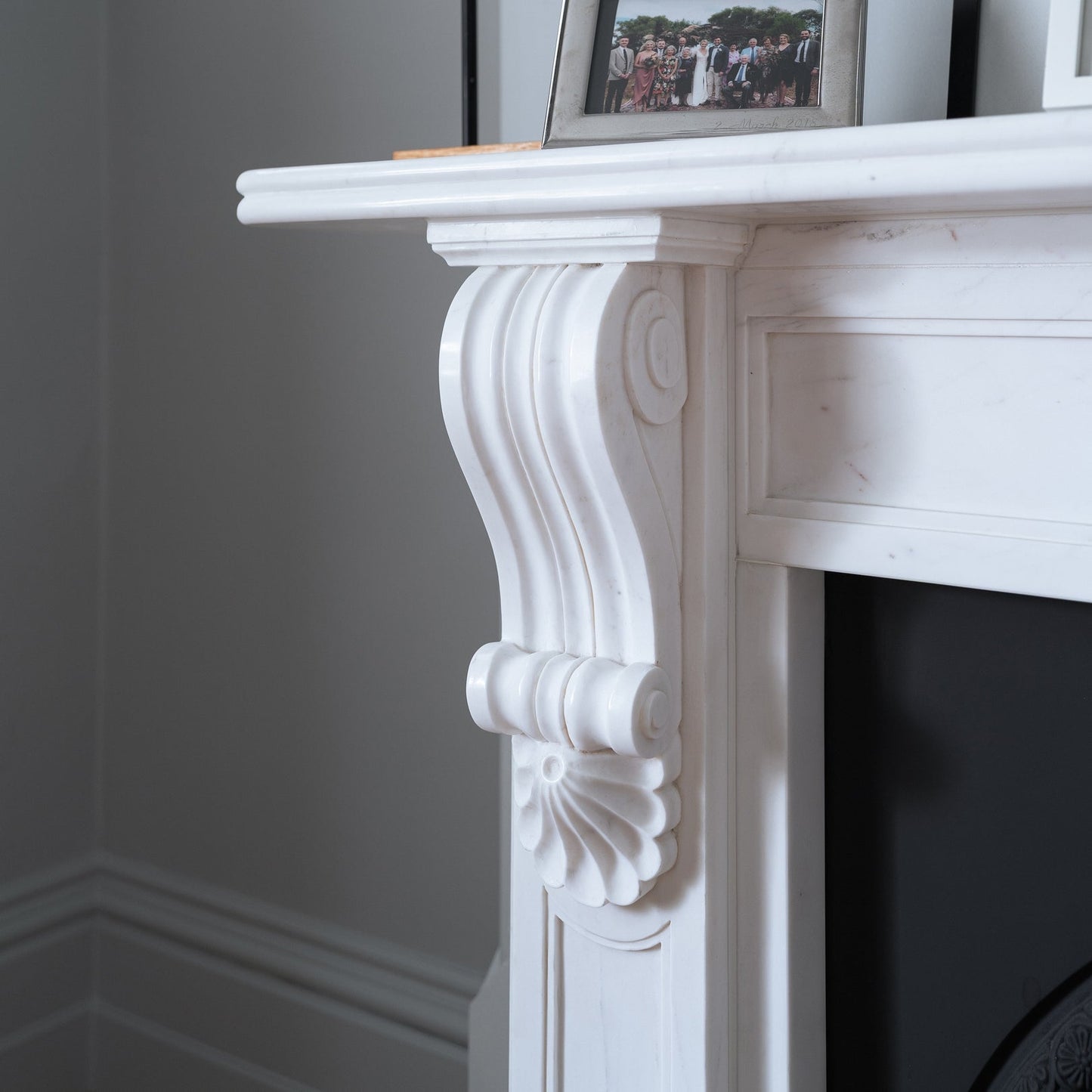 George Marble Mantle White