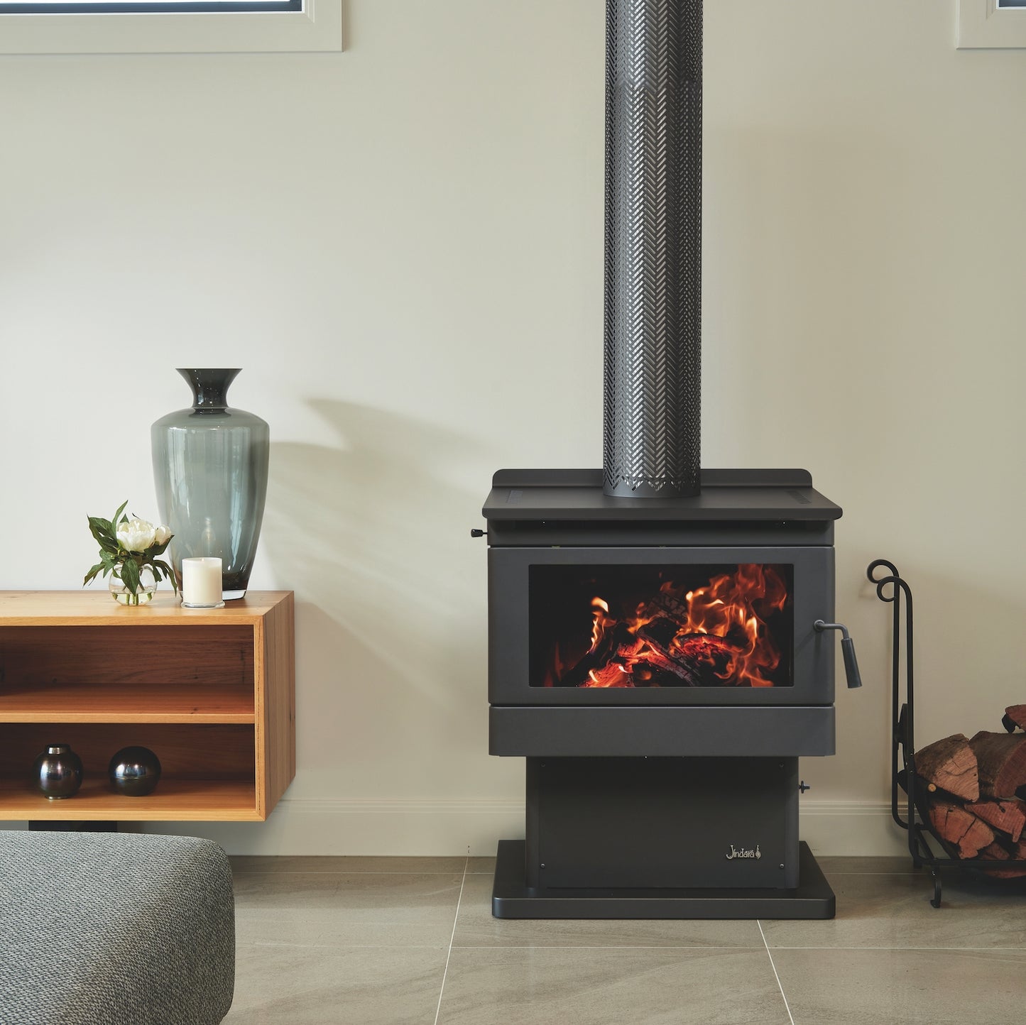 Jindara Hamersley Freestanding Mk3 Wood Fireplace