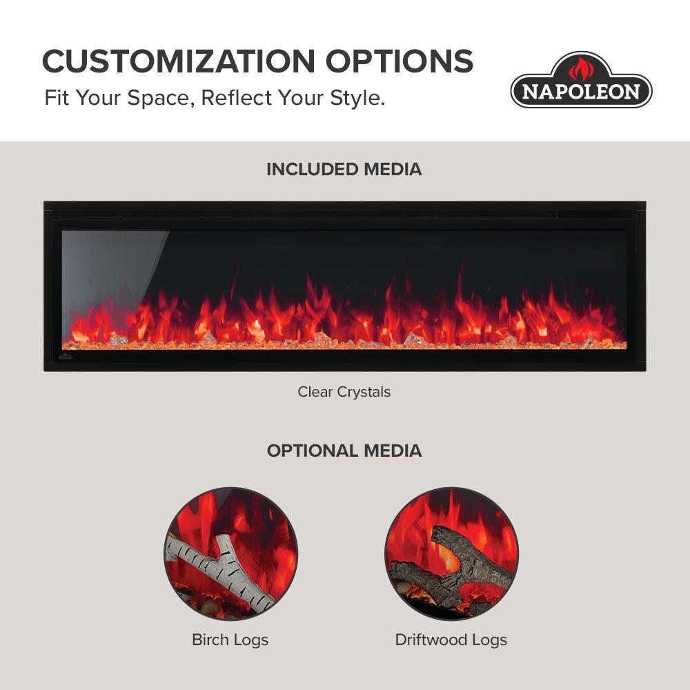 Napoleon Entice 72 Electric Fireplace
