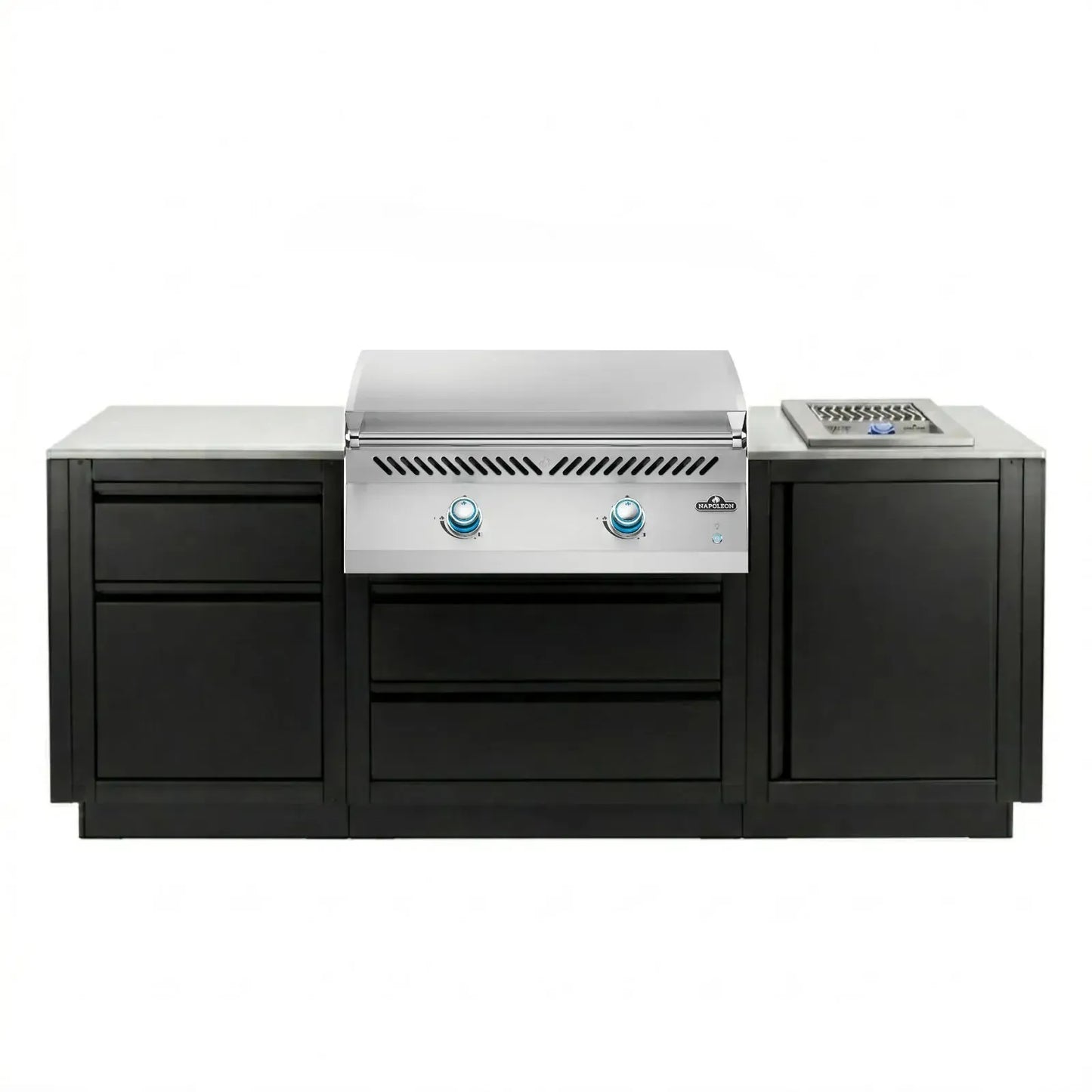 Napoleon Outdoor Kitchen Built-in 700 BBQ 32" FTP with 10" IRP, Matte Black, LPG