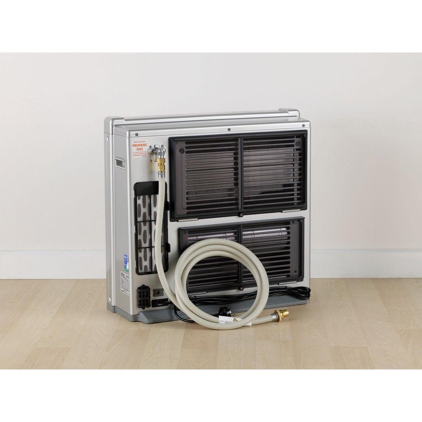 Rinnai Avenger 25 Portable Gas Heater Platinum Silver