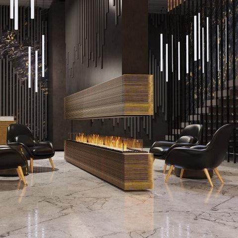 FOUR SIDED ETHANOL FIREPLACES