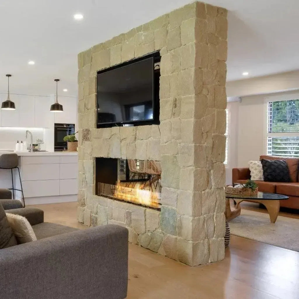 Double Sided Inbuilt Ethanol Fireplaces