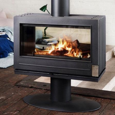 DOUBLE SIDED FREESTANDING WOOD FIRES