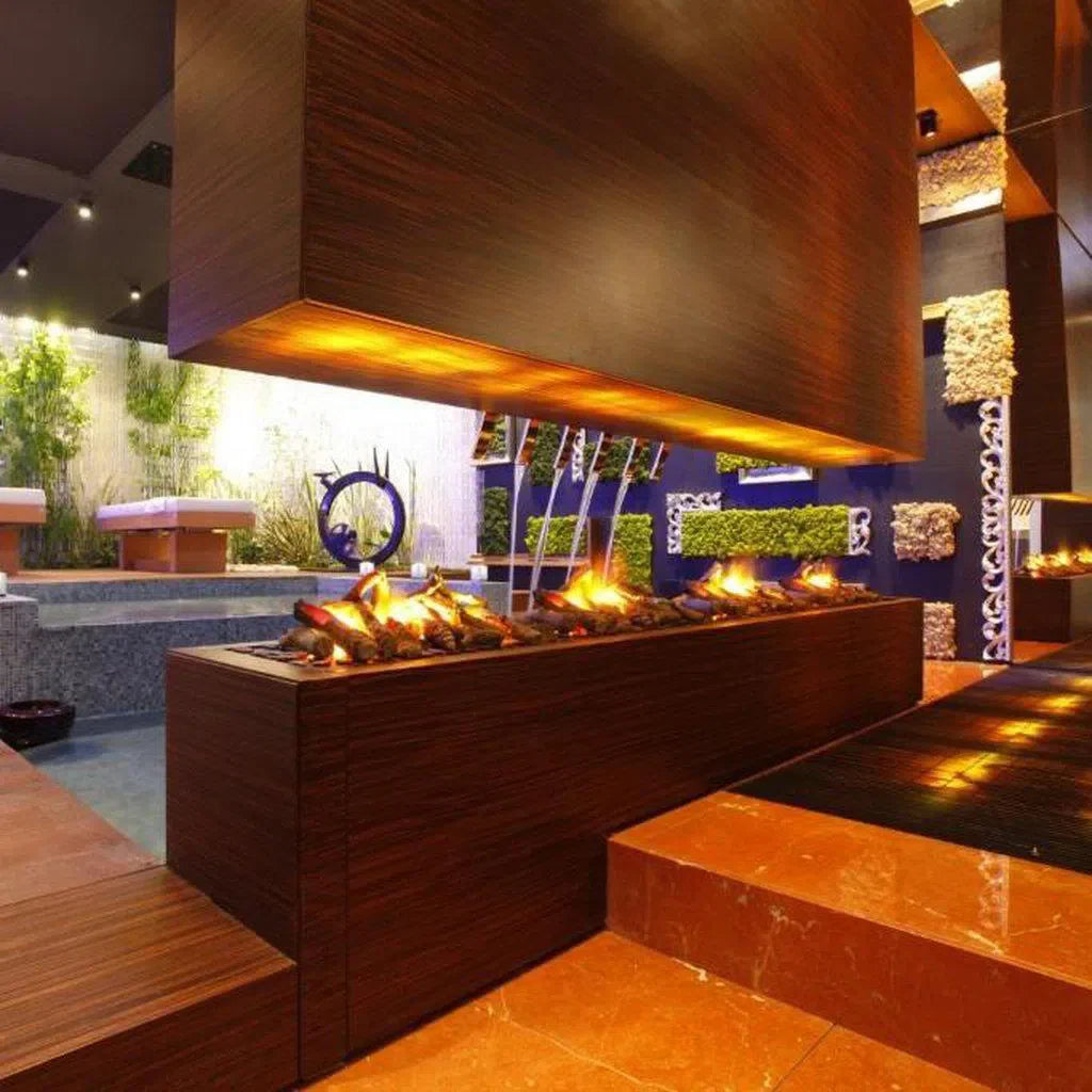 Four Sided Electric Fireplaces