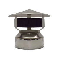 10" Standard Insulated Room Sealed 5m Flue Kit (Suits Inbuilt Fireplaces)