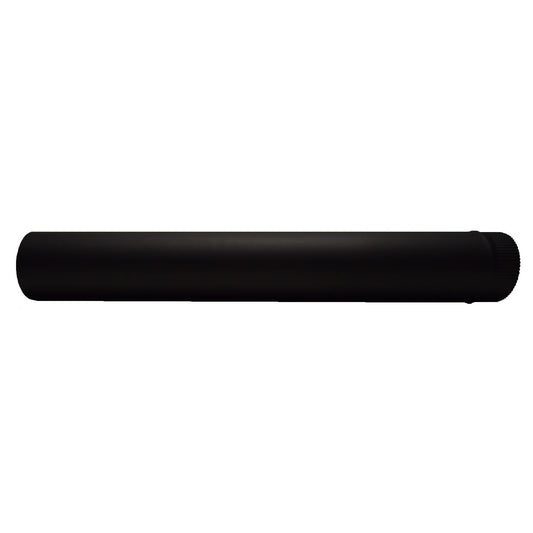 6" 1,000mm Single Skin, S/S Black