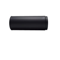8" RSF Insulated 100mm Straight Pipe - Black