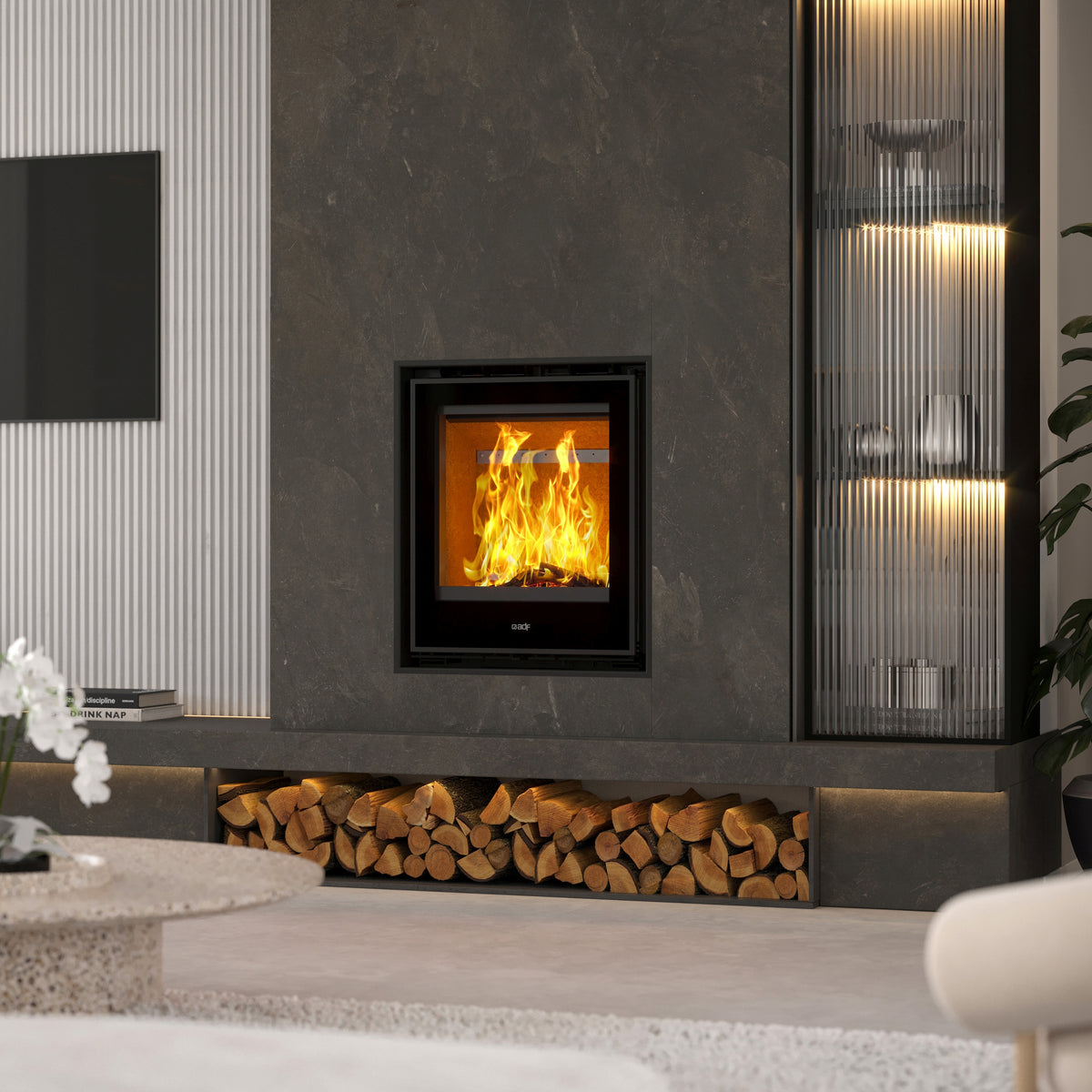 Inbuilt Rang ADF Clare 60S VT Inbuilt Wood Fireplace – Luxe Fireplaces