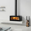 ADF Linea 100 B Freestanding Wood Fireplace