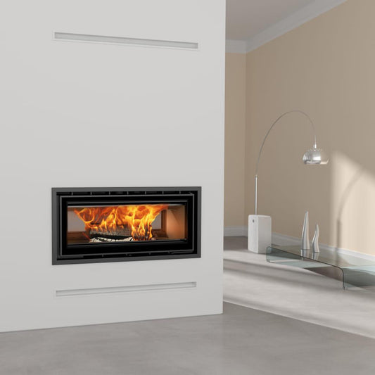 ADF Linea 100 Insert Duo Double Fronted Wood Fireplace