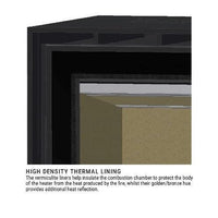 ADF Linea 100 Insert Wood Fireplace