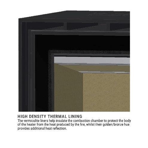 ADF Linea 100 Insert Wood Fireplace