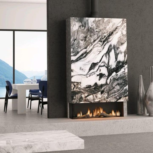 Aerion Vue 1250 Left Corner Gas Fireplace