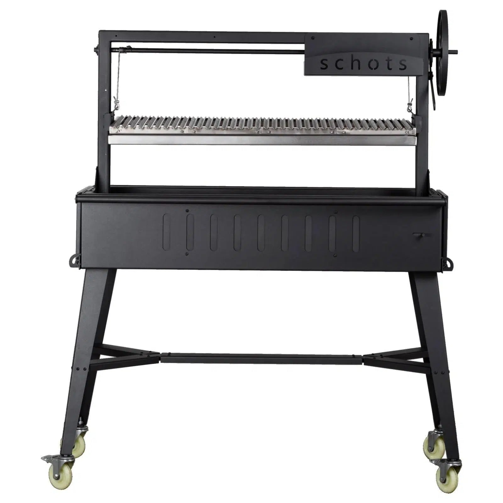 Argentinian 120cm Black Steel Grill BBQ