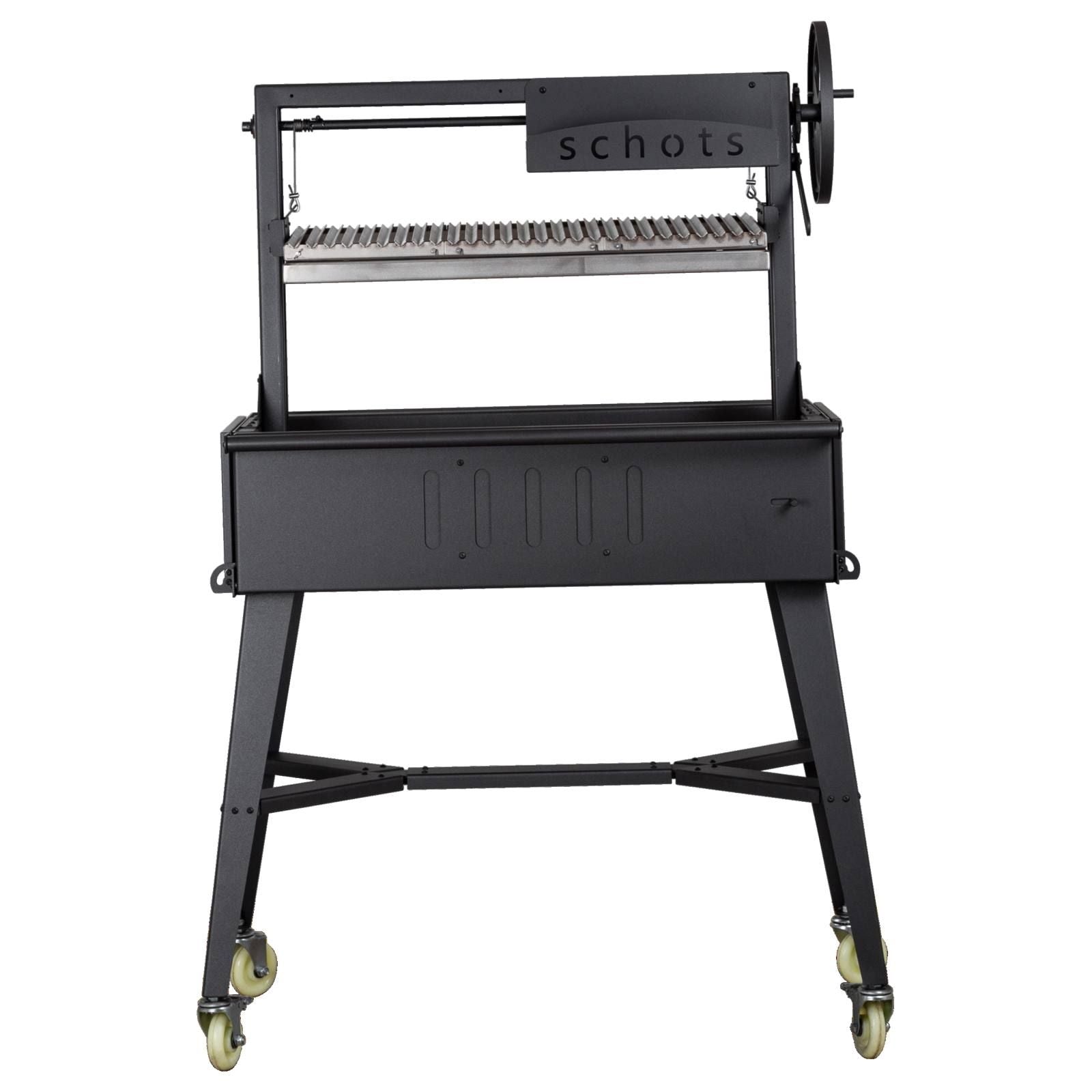 Argentinian 95cm Black Steel Grill BBQ