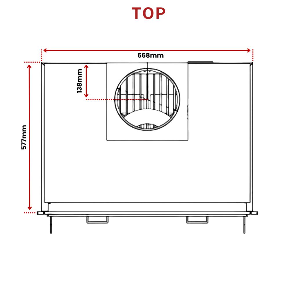 Artis BF 60 Wood-Fired BBQ Grill Fireplace