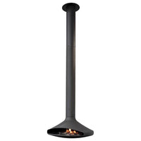 Atomo Suspended Wood Fireplace