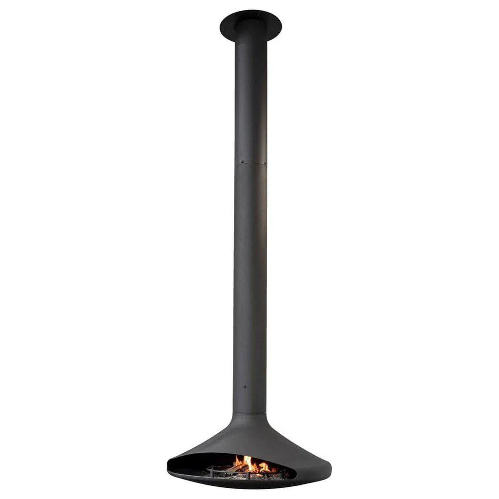 Atomo Suspended Wood Fireplace
