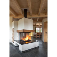 Axis EPI950 Three Sided Inbuilt Wood Fireplace With Lift & Swing Door