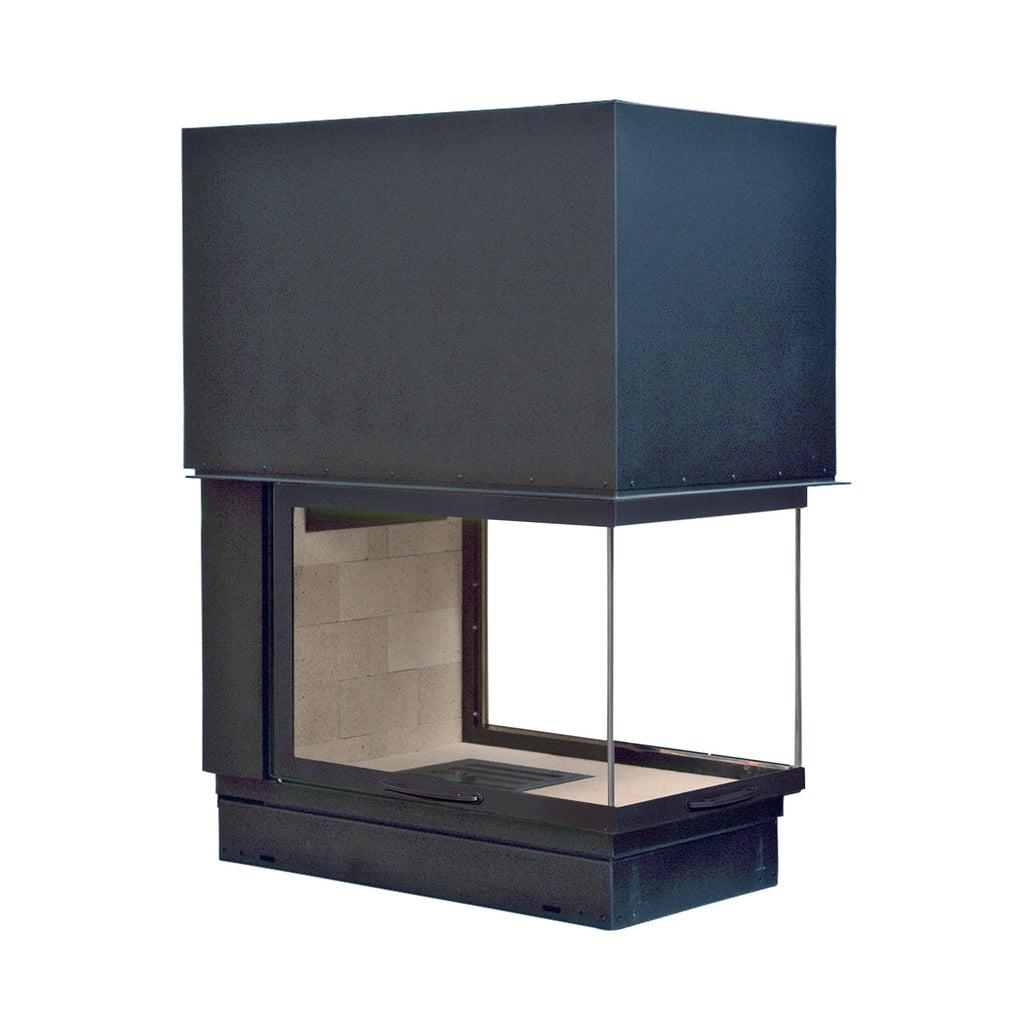 Axis EPI950 Three Sided Inbuilt Wood Fireplace With Lift & Swing Door