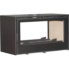 Axis I1000 Panoramic Double Sided Zero Clearance Inbuilt Wood Fireplace