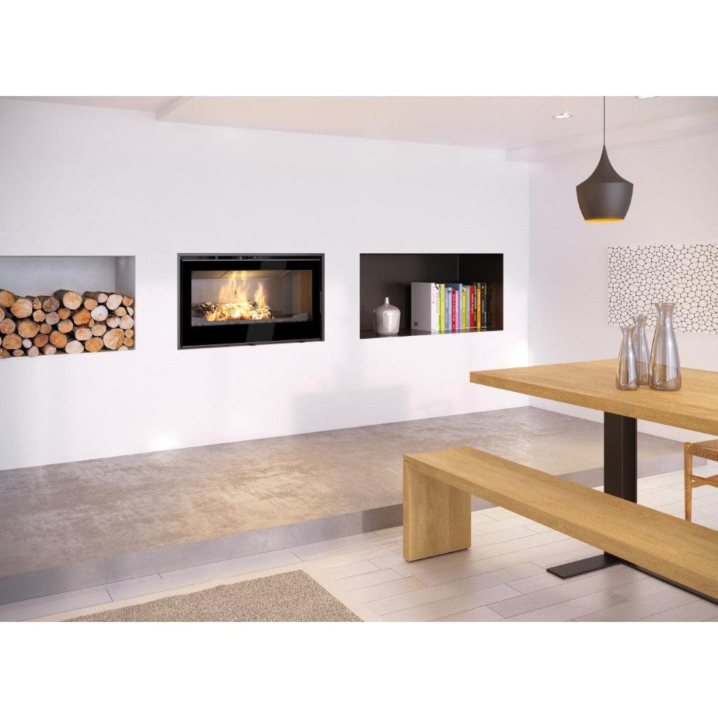 Axis I1000 Panoramic Single Sided Zero Clearance Inbuilt Wood Fireplace