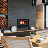 Blaze B520 Inbuilt Wood Fireplace with Remote Control & Fan