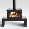 Load image into Gallery viewer, Blaze B605 Wood Fireplace with Coffee Table Remote Control &amp; Fan