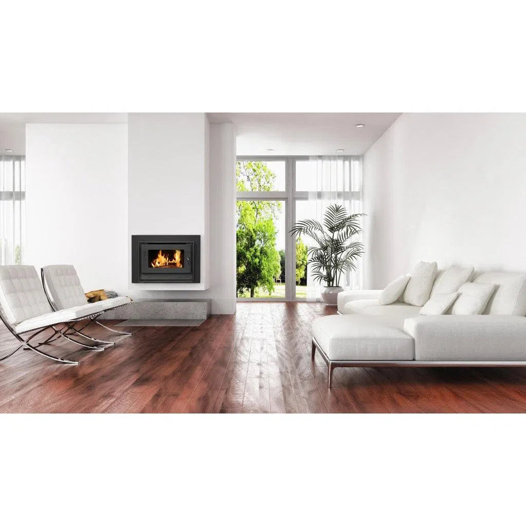 Blaze B820 Inbuilt Wood Fireplace with Remote Control & Fan