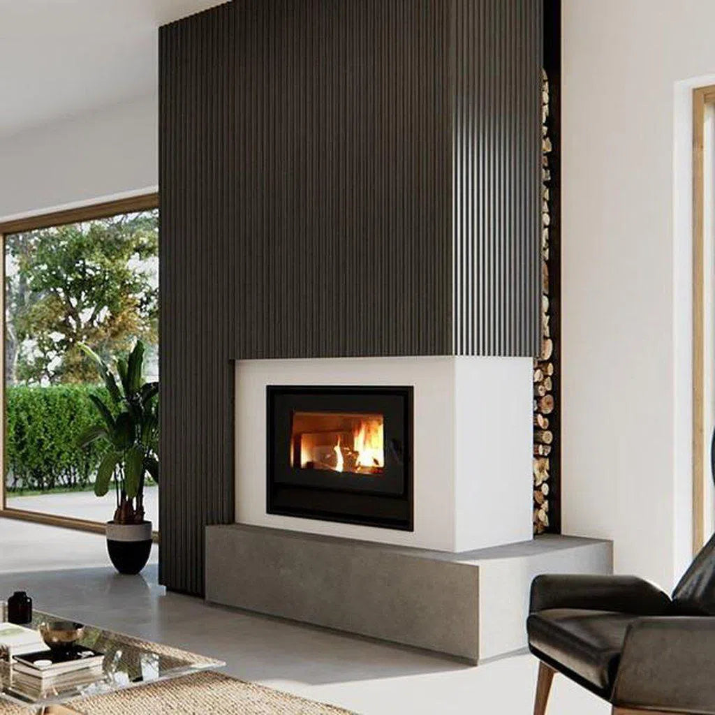 Blaze B820 Inbuilt Wood Fireplace with Remote Control & Fan