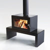 Blaze B905 Wood Fireplace with Coffee Table, Remote Control & Fan