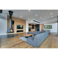 Bordelet TATIANA 997 Central Non-Rotating Hanging Wood Fireplace - Intense Black