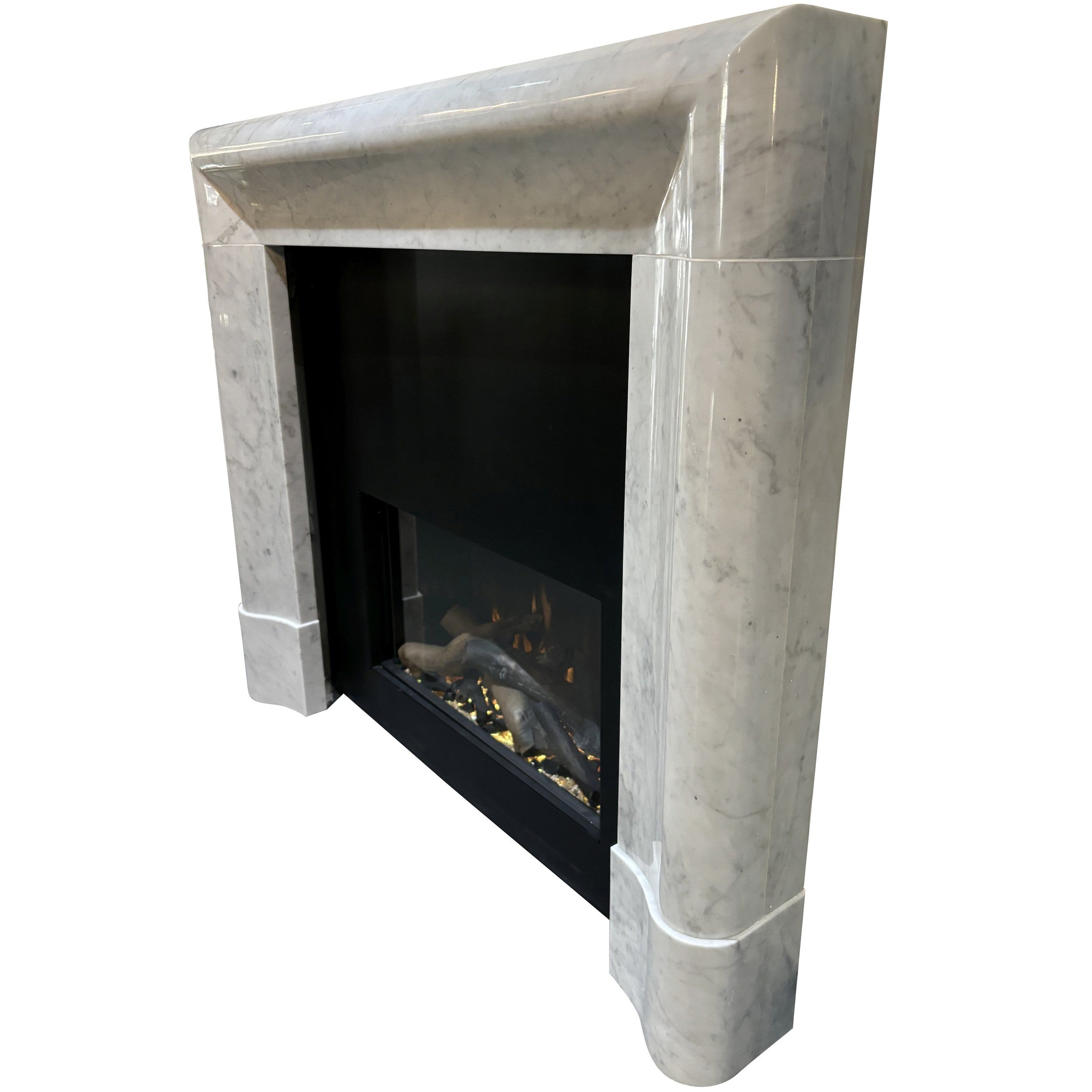 Bouvet Italian Carrara Marble Mantel