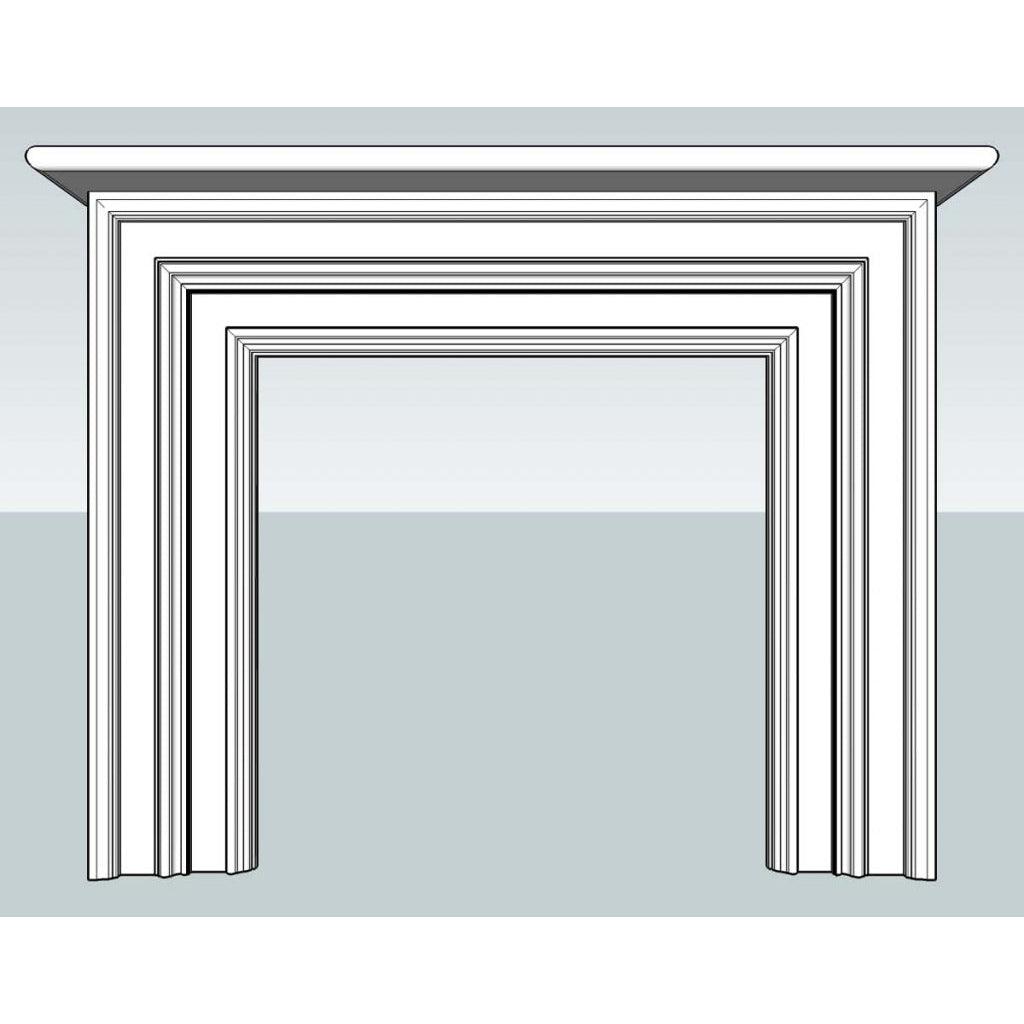 Bouviette Mdf Mantle