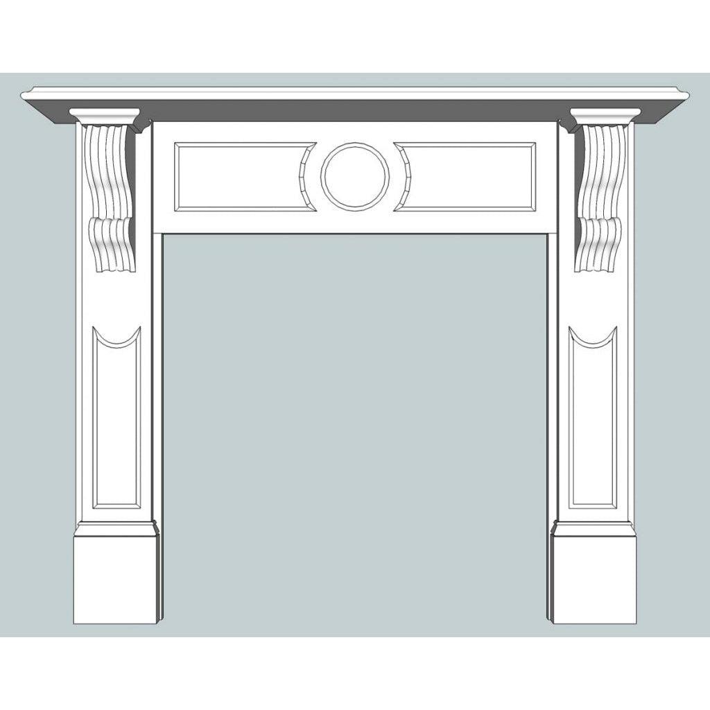 Canterbury Mdf Mantle