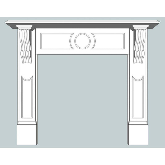Canterbury Mdf Mantle