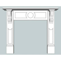 Canterbury Mdf Mantle