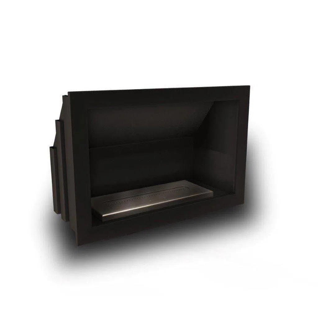 Classic Ethanol Firebox With Black Powder Coated Fascia