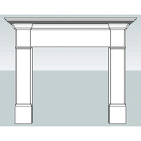 Colonial Mdf Mantle