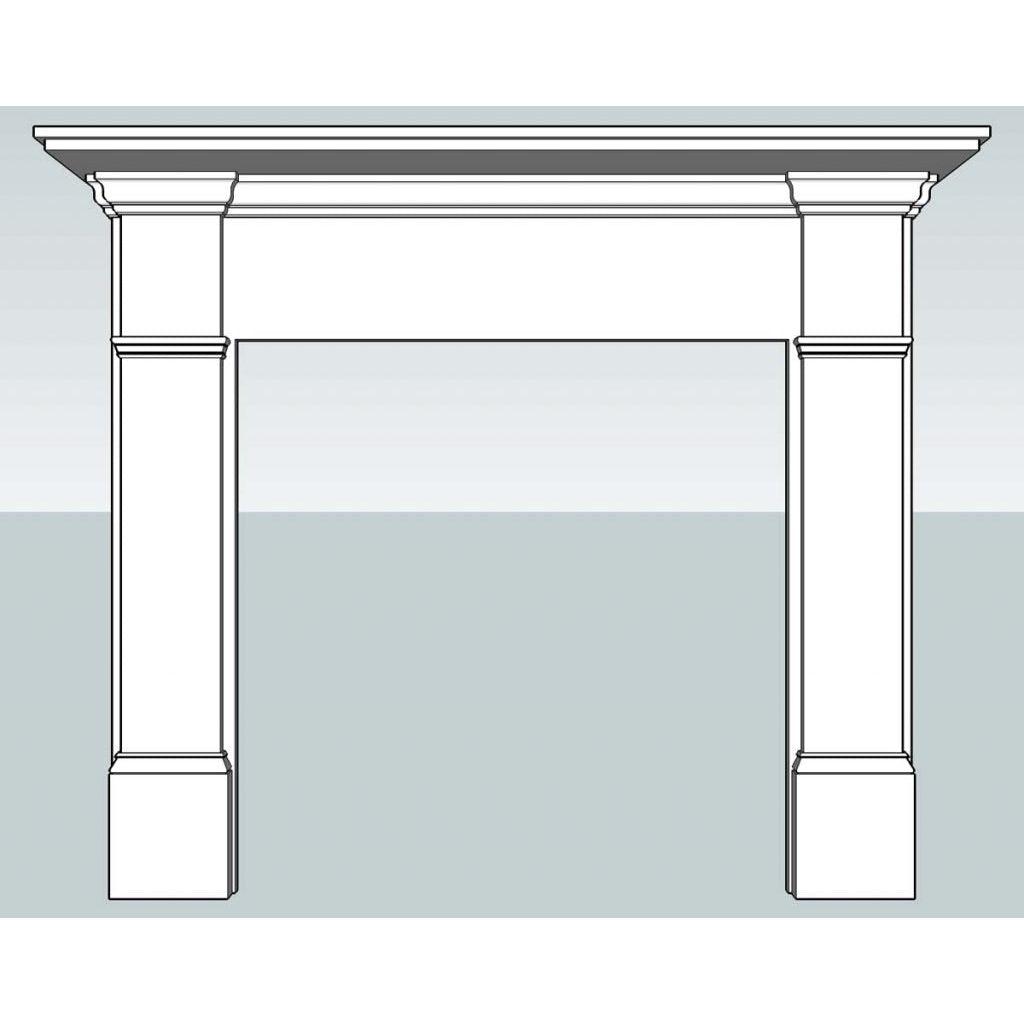 Colonial Mdf Mantle