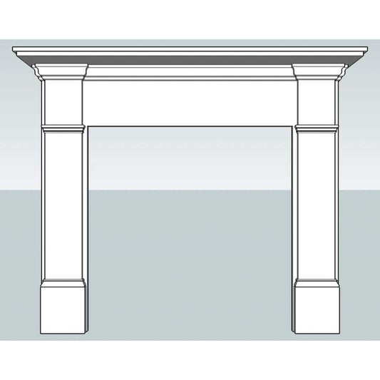 Colonial Mdf Mantle