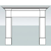 Colonial Mdf Mantle